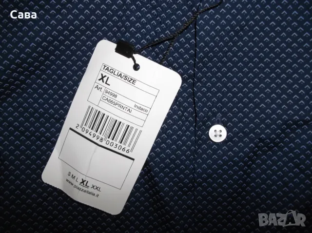 Риза PIAZZA ITALIA  мъжка,Л-ХЛ, снимка 3 - Ризи - 50291914