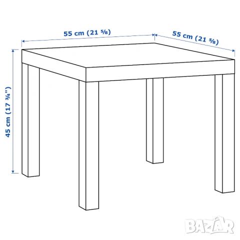IKEA LACK - крака и плотове, бели и черни - със забележки, снимка 5 - Маси - 45512494
