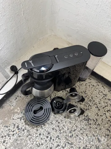 Кафемашина с Капсули + Шварц Кафе - Philips Senseo Switch HD6592 2 в 1, Еспресо!, снимка 2 - Кафемашини - 49910763