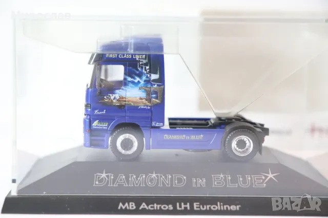 HERPA H0 1/87 MERCEDES BENZ ACTROS ВЛЕКАЧ МОДЕЛ КАМИОН, снимка 2 - Колекции - 50224261