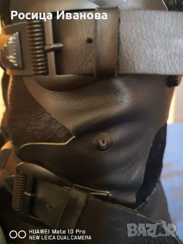 Alexander McQueen, черни кубинки естествена кожа , снимка 7 - Дамски ботуши - 39312133