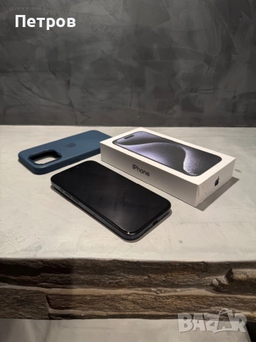 КАТО ЧИСТО НОВ Iphone 15 Pro 256 GB + подаръци, снимка 6 - Apple iPhone - 53417336
