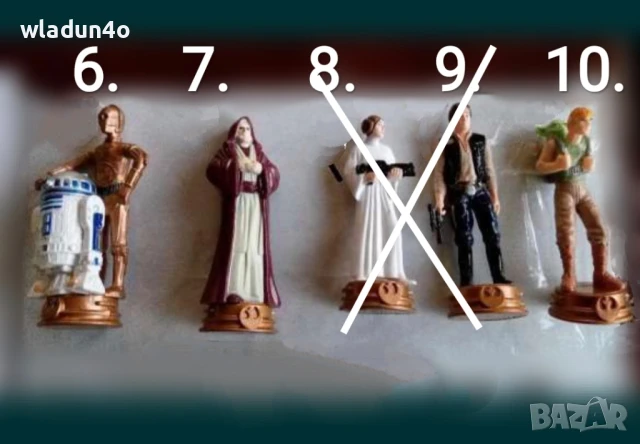 ФИГУРКИ на героите от Star Wars-Междузвездни войни-8лв , снимка 13 - Колекции - 23705112