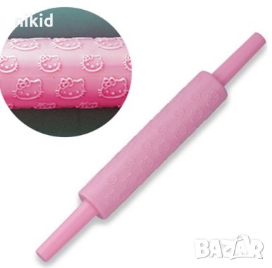 пластмасова релефна текстурна точилка Hello Kitty Коте Кити за фондан и др. моделиращи маси