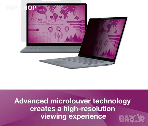 НОВ HC156W9B 3M Privacy Filter, филтър за скриване на информация за 15,6-инчов лаптоп, снимка 2 - Части за лаптопи - 48181326