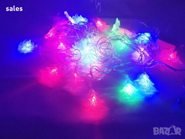 Коледни LED светлини, елхички, снимка 4 - Други стоки за дома - 27057973