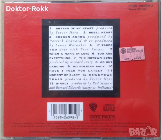 Rod Stewart – Vagabond Heart (1991, CD), снимка 2 - CD дискове - 42946029