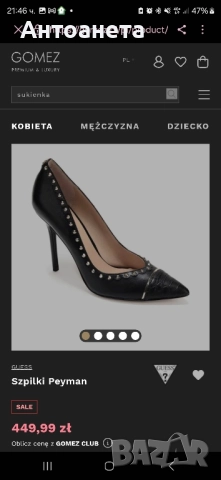 Оригинални токчета Guess, снимка 8 - Дамски обувки на ток - 51870558