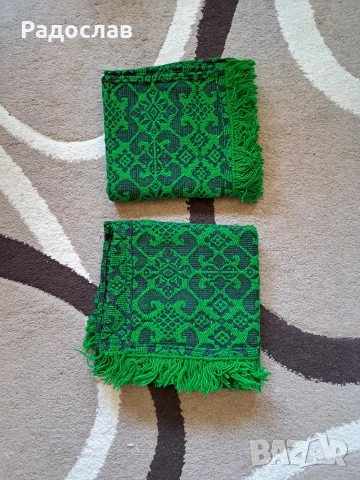 Чисто нови вълнени стъпки и ръчно бродирани карета, снимка 2 - Декорация за дома - 53288794