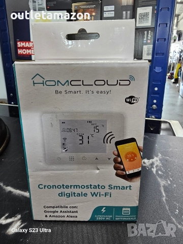 Homcloud CTW Цифров хронотермостат Smart Wi-Fi за газови и водни бойлери, снимка 9 - Друга електроника - 52733109