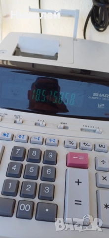 Електрически Калкулатор марка Sharp , снимка 3 - Друго търговско оборудване - 52388760