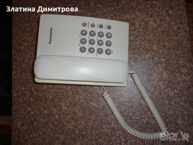 ТЕЛЕФОНЕН АПАРАТ PANASONIC KX-TS 500 FXW, снимка 2 - Стационарни телефони и факсове - 52563302