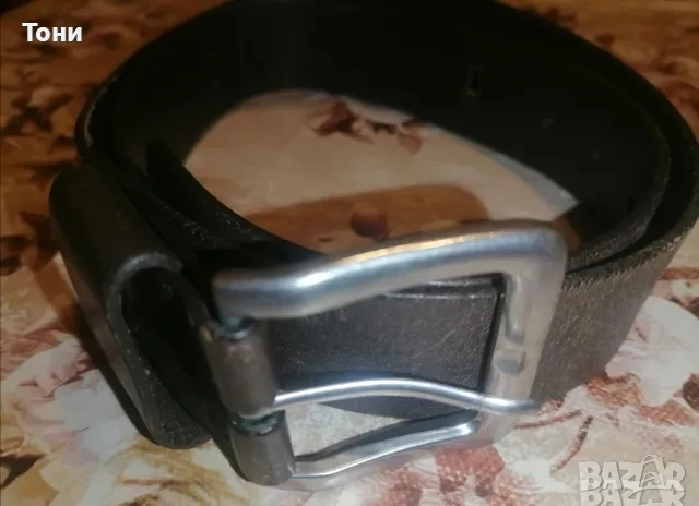 Мъжки Колан Изцяло от Естествена Кожа като Нов 110см , снимка 4 - Колани - 50953670