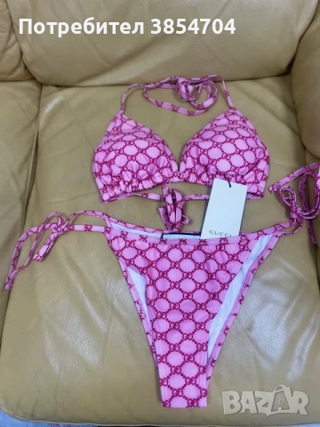 Бански Гучи 3 части*М/Л GUCCI , снимка 5 - Бански костюми - 51219249