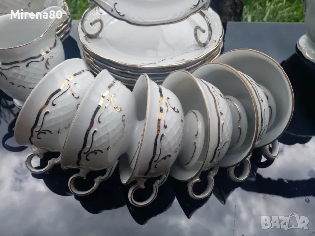 Винтидж баварски сервиз за кафе, снимка 4 - Сервизи - 49772702