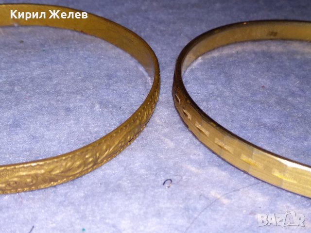 СТАРИННА БРОНЗОВА ОРНАМЕНТИРАНА РЕТРО ГРИВНА и СТОМАНЕНА ВИНТИДЖ ГРИВНА с ПОЗЛАТА 38009, снимка 7 - Антикварни и старинни предмети - 40837051