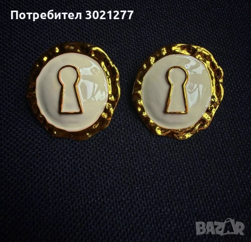 Обеци по модел Schiaparelli, снимка 3 - Обеци - 51955545