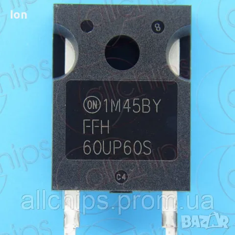 FFH60UP60S 600V, 60A, 60ns typ., ultra fast diode , снимка 1 - Друга електроника - 48887997