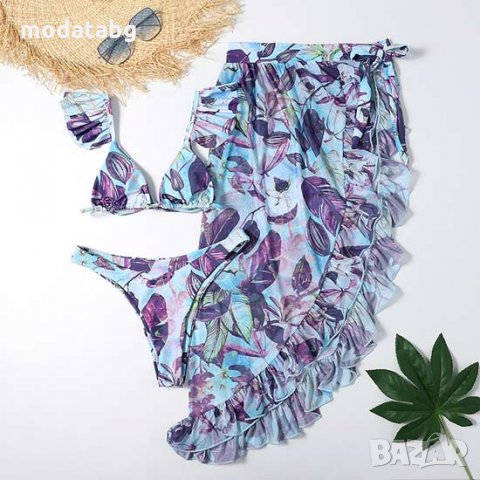 Бански от три части ЛюЛЯК (С, М), снимка 4 - Бански костюми - 32454613