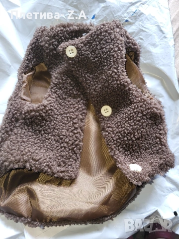 Плюшена жилетка за домашни любимци, снимка 3 - Други стоки за животни - 53283313