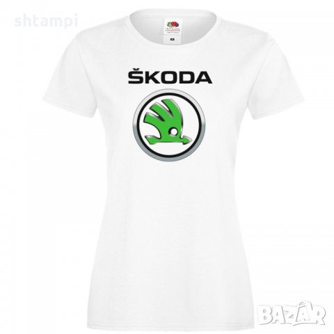 Дамска тениска SKODA, снимка 2 - Тениски - 32852199