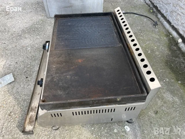 Професионална електрическа скара с две секции, използвана, снимка 3 - Скари - 50260464