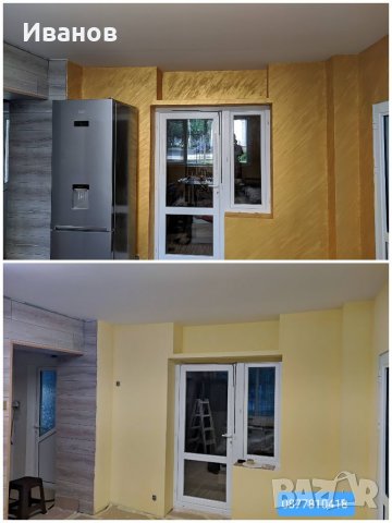 Ниски цени!!! Шпакловка ,боя, обръщане на дограма, гипсокартон , снимка 12 - Бояджийски услуги - 6934873