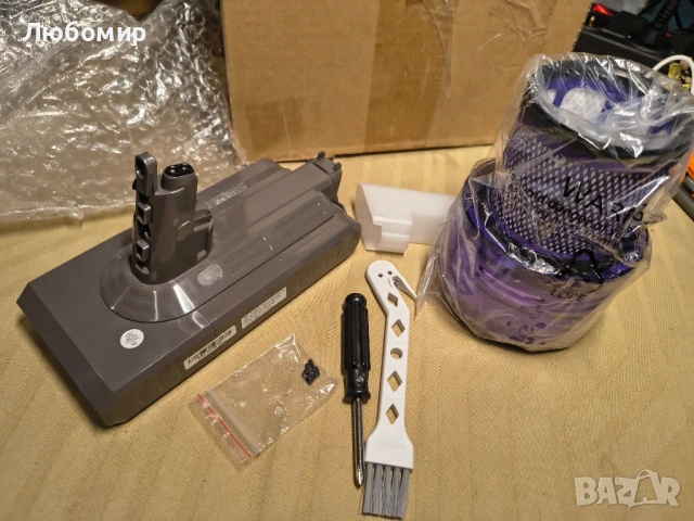 Батерия ASUNCELL 3900mAh V11 за Dyson (винтов тип) 25.2V резервна батерия за Dyson V11 SV14, снимка 4 - Прахосмукачки - 51221097