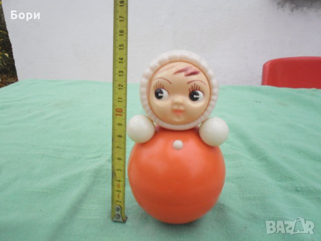 Стара музикална люлееща се Неваляшка, снимка 5 - Други ценни предмети - 35039680