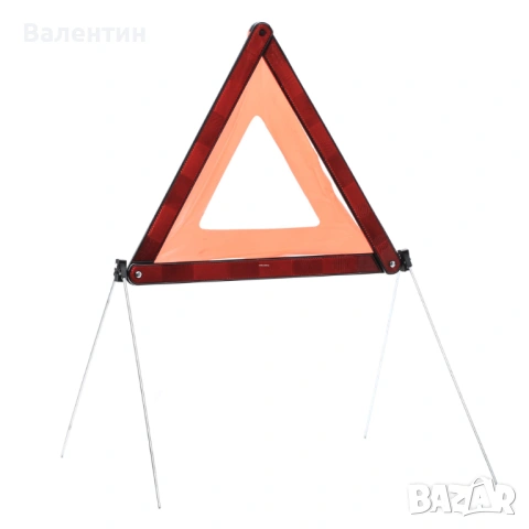 Продавам компактен светлоотразителен триъгълник за автомобил, снимка 3 - Аксесоари и консумативи - 53184183