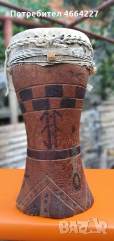 Автентично африканско джембе- ръчна изработка , снимка 3 - Антикварни и старинни предмети - 53057447