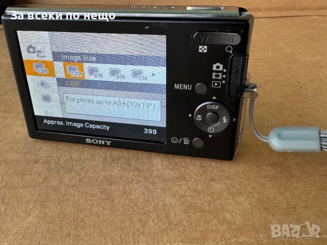 Цифров фотоапарат Sony Cybershot DSC-W190 , Sony DSC-190 , 12.1mp, снимка 9 - Фотоапарати - 51790390