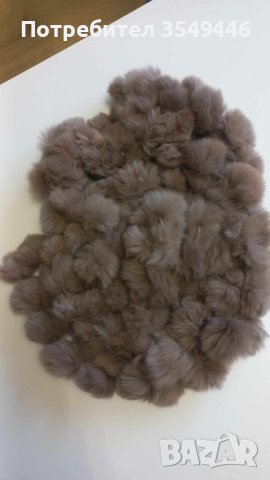 Дамски шал от естествен заешки пух, снимка 3 - Други - 43838817