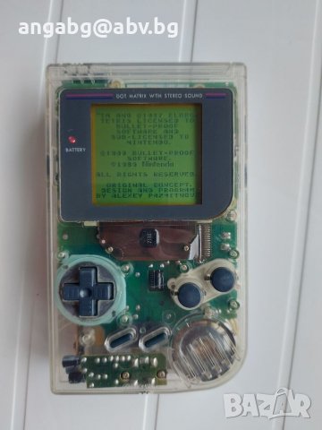 "Nintendo Game Boy Classic" DMG-01 Clear, снимка 4 - Nintendo конзоли - 39055147
