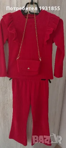 Джинсов лот със чантичка , снимка 2 - Детски комплекти - 48763784