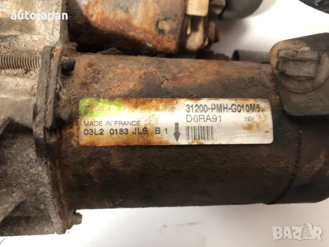 Стартер Honda Civic 7 1.6 Sport 110кс Ep2 2003г, снимка 2 - Части - 49178988