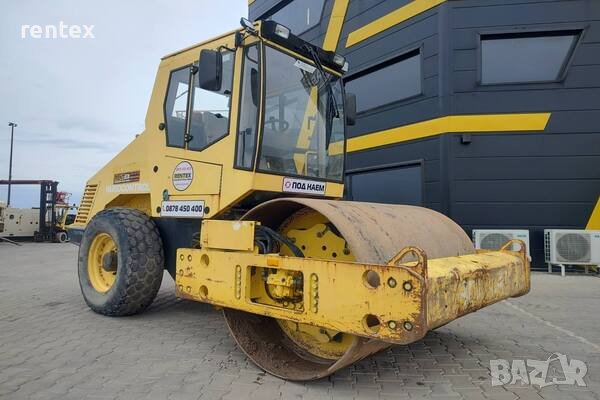 Еднобандажен валяк 8450кг Bomag ПОД НАЕМ от Рентекс, снимка 5 - Индустриална техника - 39073285