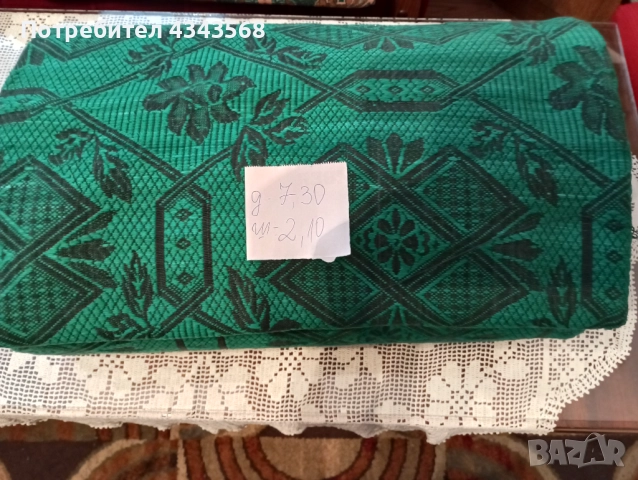 Плат жакард за покривки, снимка 4 - Платове и дамаски - 52143301