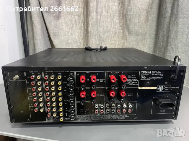  Усилвател YAMAHA 350w, снимка 3 - Ресийвъри, усилватели, смесителни пултове - 48338330