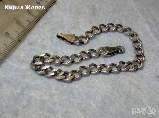 КЛАСИЧЕСКА ВИНТИДЖ ПЛЕТКА СРЕБЪРНА ГРИВНА СРЕБРО 900 МАЙСТОРСКА РЪЧНА ИЗРАБОТКА 47585, снимка 3 - Гривни - 49757827