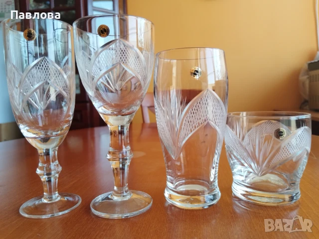 Кристални чаши серия Рамона 