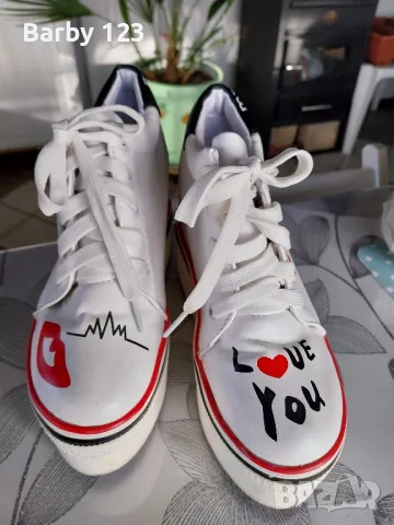 Дамски кецове с платформа, снимка 3 - Кецове - 49511933