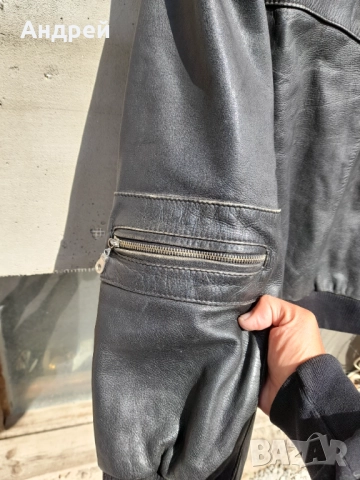 Мъжко кожено яке, снимка 7 - Якета - 52109391