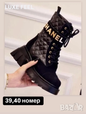 Дамски Боти ✨ Chanel , снимка 2 - Дамски боти - 52424125