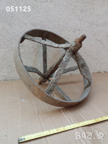старо масивно ковано колело, желязо , снимка 2 - Антикварни и старинни предмети - 28636937
