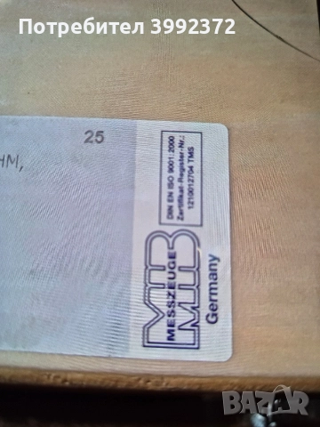 Микрометр, снимка 2 - Стругове - 52637207