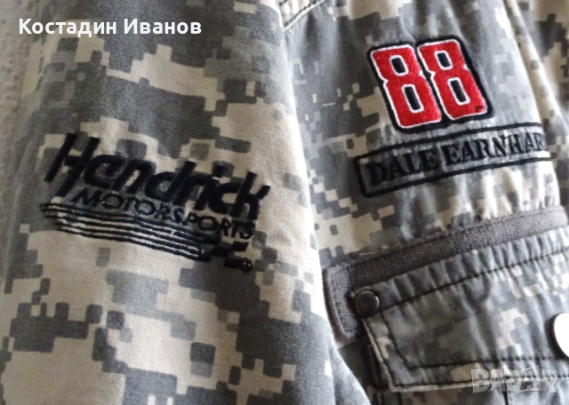 NASCAR Dale Earnhardt Jr 88 National Guard камуфлажно яке НАСКАР, снимка 8 - Якета - 51974837