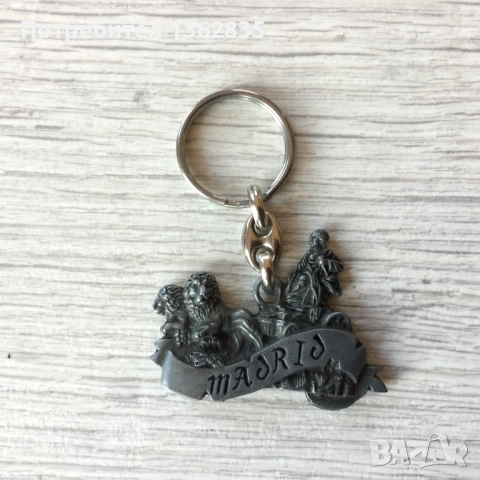 НОВ 100 % оригинален метален ключодържател МАДРИД / Madrid от Испания, снимка 3 - Други - 51566740