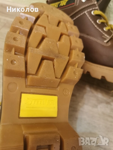 Работни обувки със стоманено бомбе, снимка 5 - Мъжки боти - 52857634