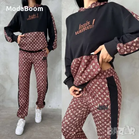 Louis Vuitton дамски екипи два цвята , снимка 3 - Спортни екипи - 48208015